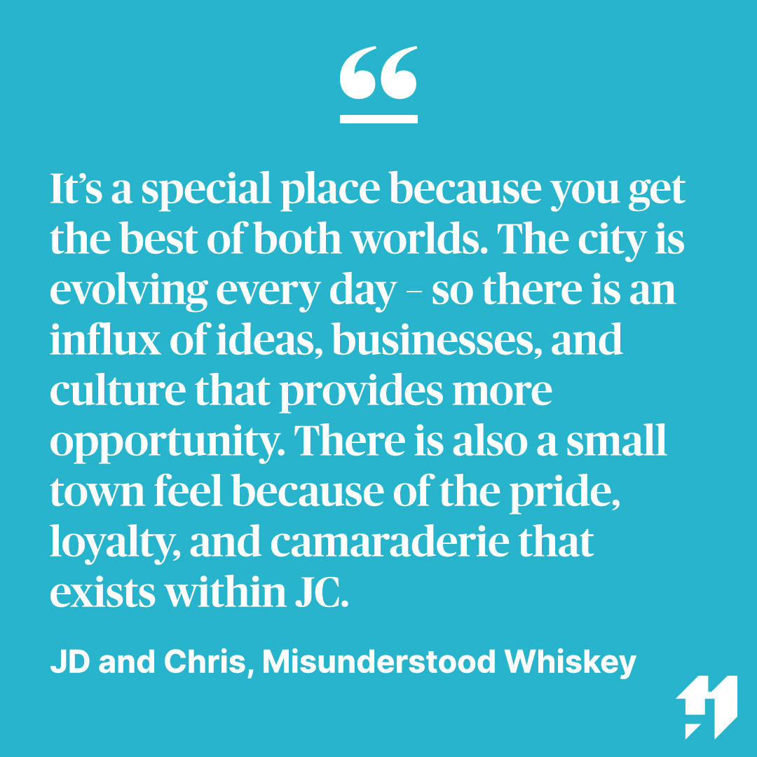 We agree, Misunderstood Whiskey! #HarborsideJC is honored to be a part of the dynamic and growing business community in #JerseyCity. 💪
