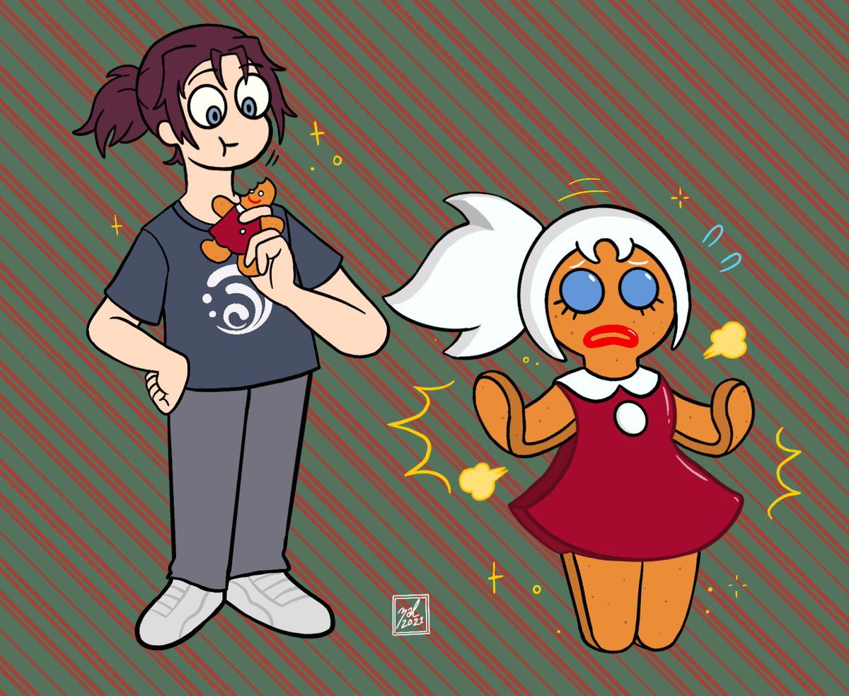 Commission for <a href="/UminamiTF/">Uminami</a>! I hope you like that cookie! I made it just for you ;)