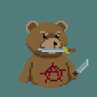 BadassBearsNFT's tweet photo. You know what's more badass than a knife? TWO knives.

J O I N  U S https://t.co/0gRNSIEfq2 https://t.co/GEmzbnlBQK