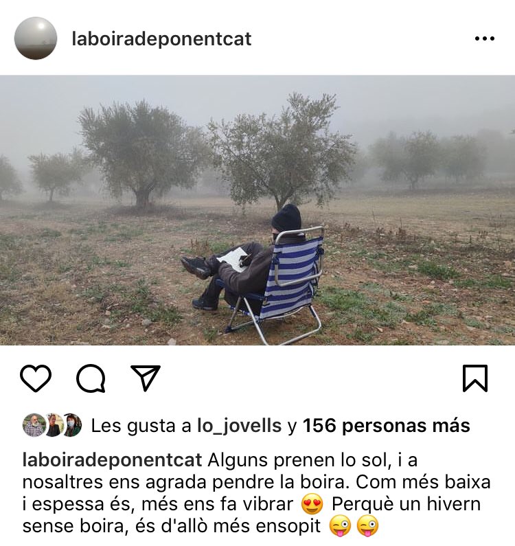 Prenent la boira 👌☁️