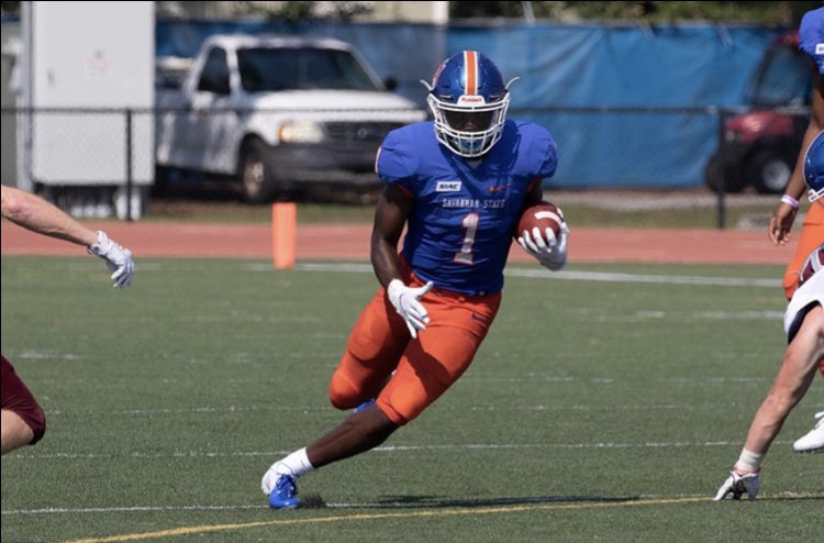Rico Watkins (@watkinsrico2) on Twitter photo Blessed to say I have received my first offer from Savanna State🟠🔵<a href="/CoachDeMasi/">Russell DeMasi</a> @FPGsports <a href="/harrison2121/">Harrison Smith Jr</a> <a href="/samspiegs/">Sam Spiegelman</a> <a href="/BudElliott3/">Bud Elliott</a> <a href="/ChadSimmons_/">ChadSimmons</a> <a href="/coachlewis_rhs/">Quintin Lewis</a> Blessed to say I have received my first offer from Savanna State🟠🔵<a href="/CoachDeMasi/">Russell DeMasi</a> @FPGsports <a href="/harrison2121/">Harrison Smith Jr</a> <a href="/samspiegs/">Sam Spiegelman</a> <a href="/BudElliott3/">Bud Elliott</a> <a href="/ChadSimmons_/">ChadSimmons</a> <a href="/coachlewis_rhs/">Quintin Lewis</a>