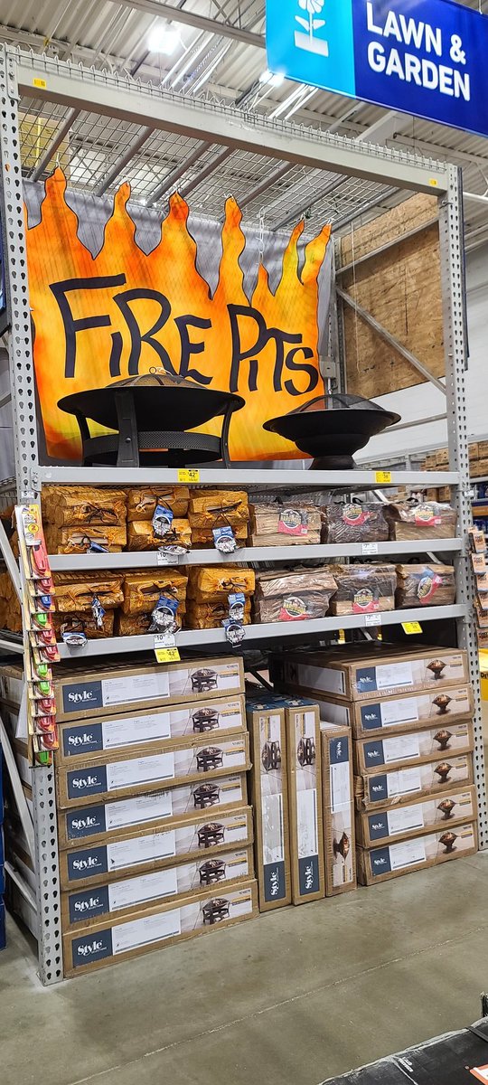 FIRE IT UP !! 
Turn up the heat and stay warm with our great deals and fire pit assortment at your #568 Westminster Lowe's!
<a href="/BenitoKomadina/">Benito.Komadina@Lowes</a> @LauraG813R1 <a href="/Curt_Byrum/">Curt Byrum</a> <a href="/GallianoScott/">ScottGalliano</a>  <a href="/BlueBoxR1/">@BlueBoxR1</a>