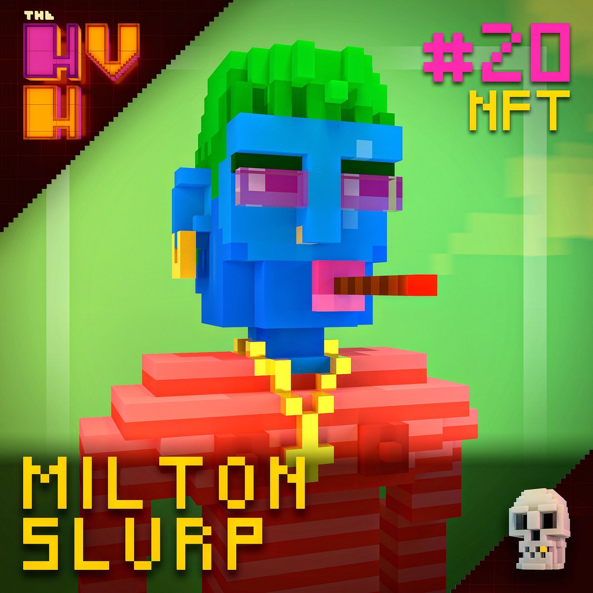 hotvoxhotel's tweet photo. Captured here in #nft form, Milton is in fact a devastating computer virus. Unfixable, Untraceable, Unbearable. Fortunately though, he’s contained in an old beverage order database. THVH operates a strict no-harm-no-foul policy.
#pixelartnft #magicavoxel https://t.co/6xGc7WVCsh
