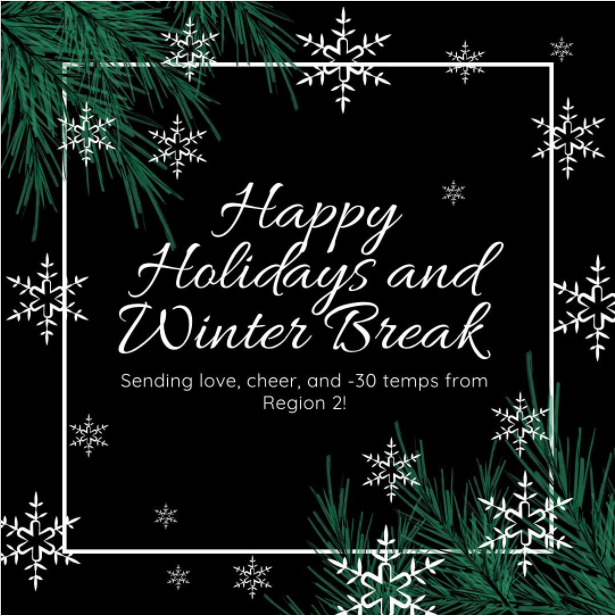 aasgregion2's tweet photo. Happy Holidays and Winter Break from Region 2! Wishing you all a fun whatever you celebrate or just an amazing break!❄️☃️☕️⛸️⛷️🏂🛷 https://t.co/h0hKtW9bNo