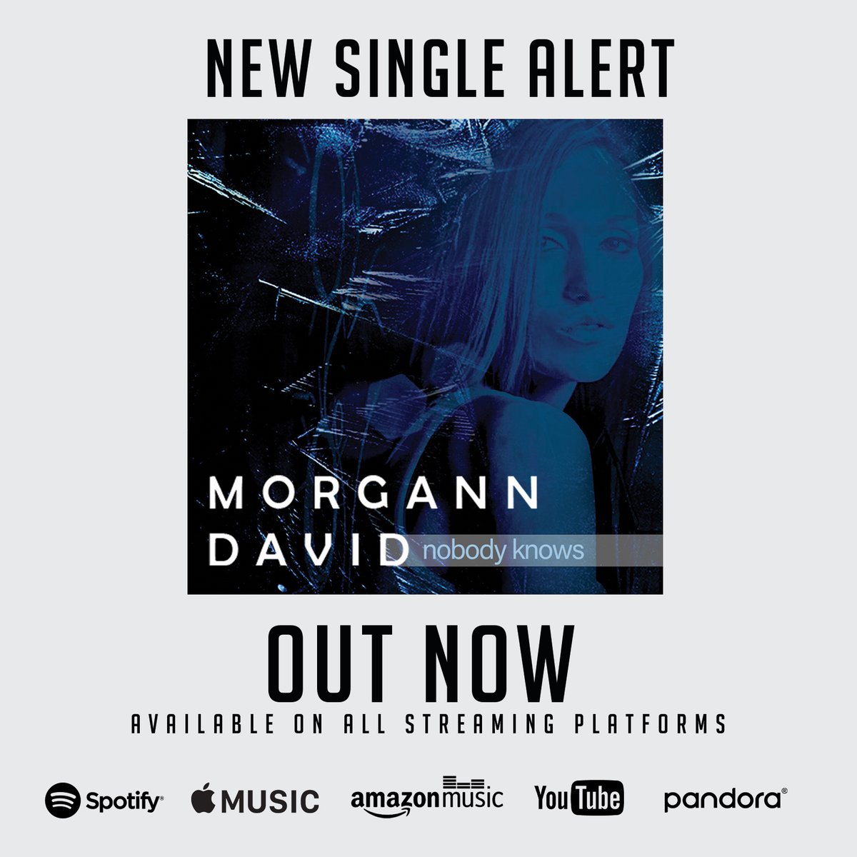 themorganndavid's tweet photo. "Nobody Knows" is out now on all streaming platforms! Visit https://t.co/CKKS3KcarC to listen, save to playlists, subscribe, and link to my socials! 

#newmusic #morganndavid #nobodyknows https://t.co/o8bCALNU4J