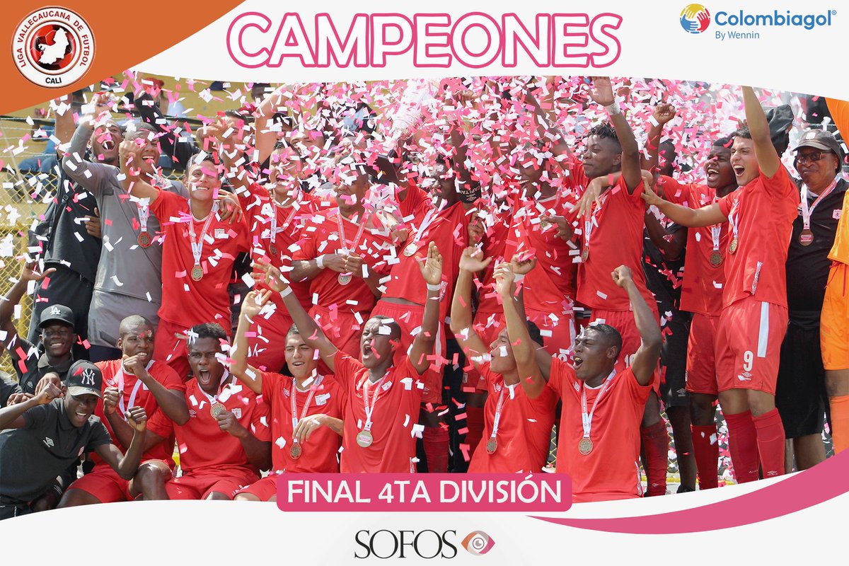 SofosProduccion's tweet photo. ¡Felicitaciones a @AmericadeCaliCF! 👹
Los 'Escarlatas' son campeones de la cuarta división, tras vencer a Club Deportivo Unión Yumbo . 🏆
#FamiliaSOFOS https://t.co/gPOtptS8Ic