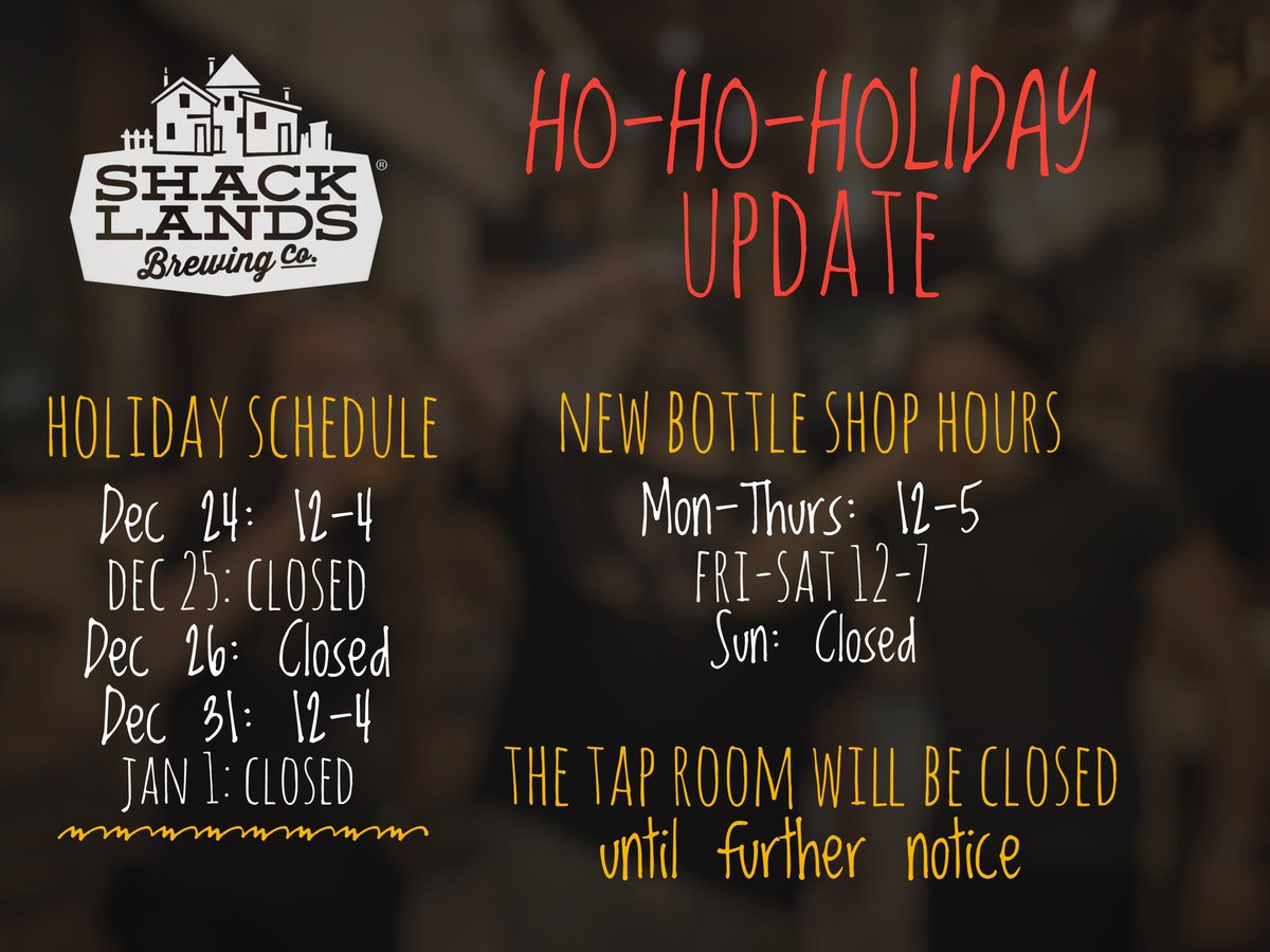 We're biting the bullet and making some changes in the interest of our friends and families. The tap toom is closed until further notice, but bottle shop and online orders continue. Stay safe and support your favourite small businesses like there's no tomorrow!
