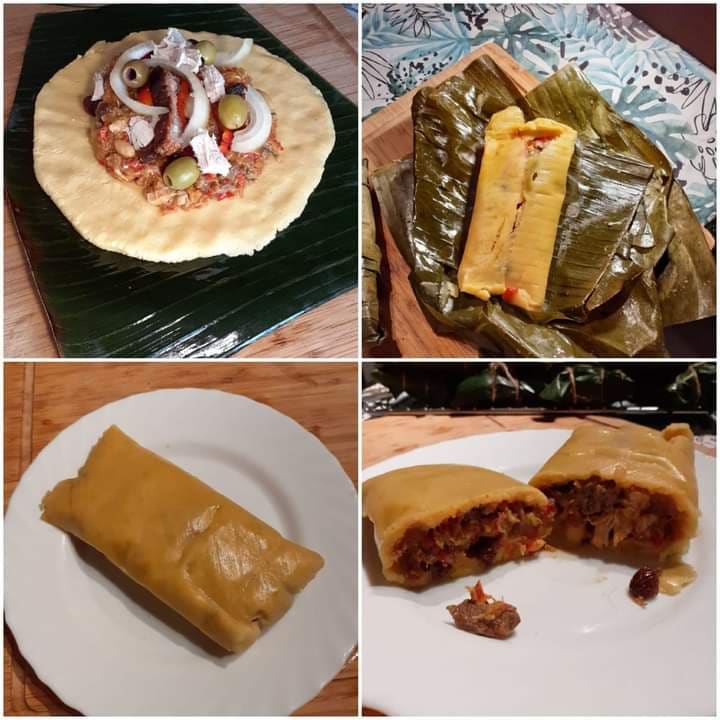 Wir bieten zu Weihnachten traditionelle venezolanische Hallacas an. Pro Stück 10€ + Versandkosten, oder bei den nächsten Events selbst abholen. 
Por estas navidades ofrecemos hallacas. 10€ por cada unidad + el envio, o se puede recoger en los próximos eventos.