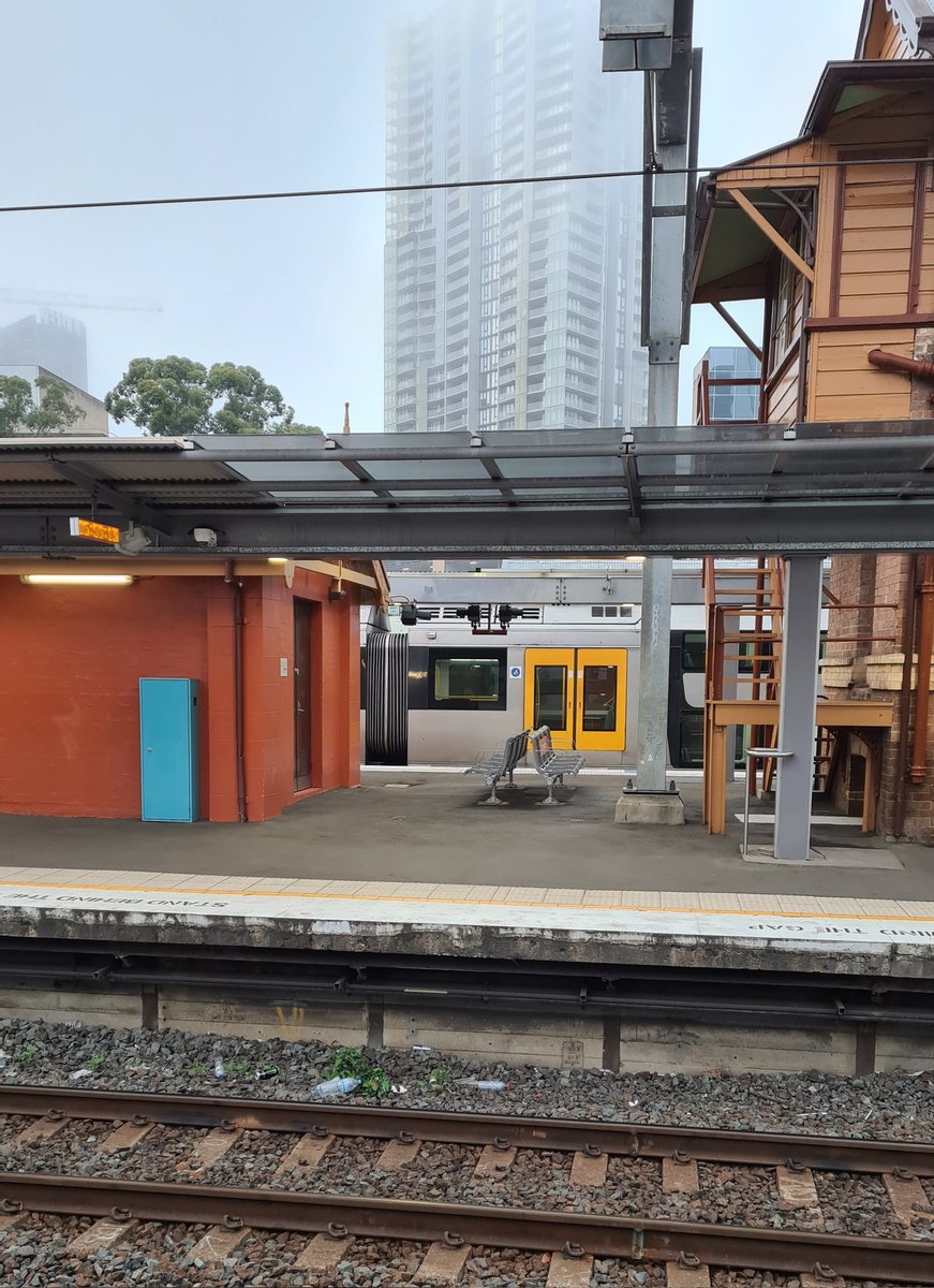 AdrianMiritello's tweet photo. Crowded at Parramatta Station and one train refused to leave the station until five past six. #TrainStrike #CityFail #Statetransit https://t.co/TrSGoLYjVh