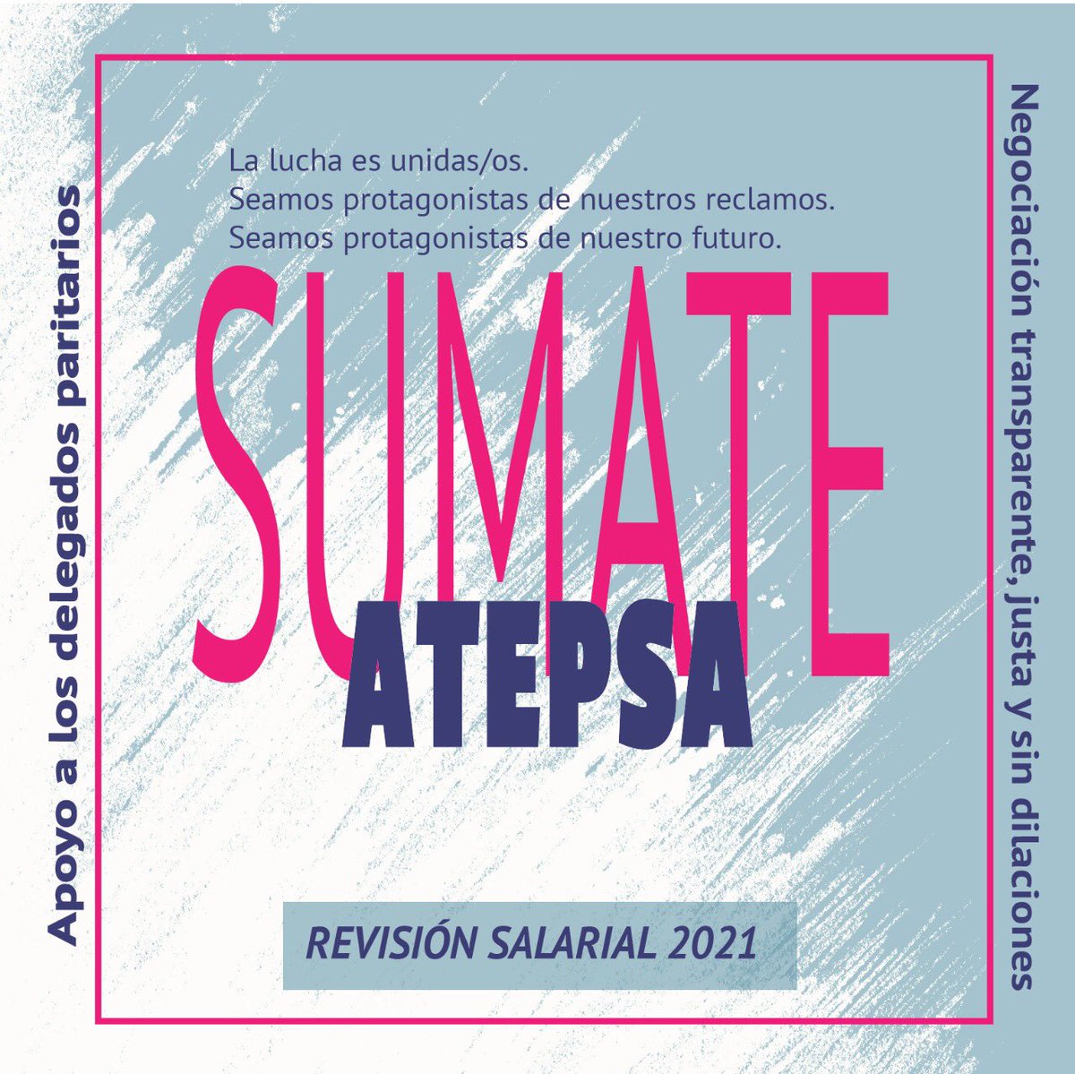 SUMATE, la lucha es unidas/os

💪🏻💪🏻