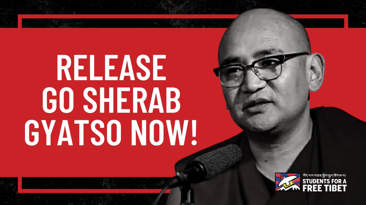 SFTHQ's tweet photo. Tibetan monk Go Sherab Gyatso was sentenced to 10 years imprisonment for peacefully expressing his views. This is the 4th time he's been detained in his life.

As long as Tibet isn't free, innocent Tibetans will continue to suffer. Free Tibet!

Read more: https://t.co/HlriBfymwO https://t.co/C0kSRmuxwK