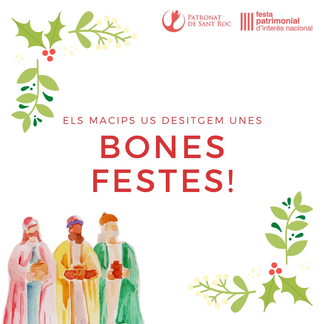 elsmacips's tweet photo. Des del Patronat de Sant Roc us desitgem un bon Nadal i un molt bon any nou!
#Macips #Nadal #BonNadal #BonesFestes #ArenysDeMar #Cultura #CulturaPopular https://t.co/kLNRG3Vkd7