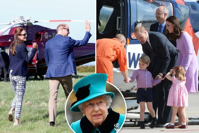 THE Queen has urged Prince William to stop flying in helicopters with wife Kate and their children ...
https://t.co/PD0GICTTYX https://t.co/hzzl97nW3K