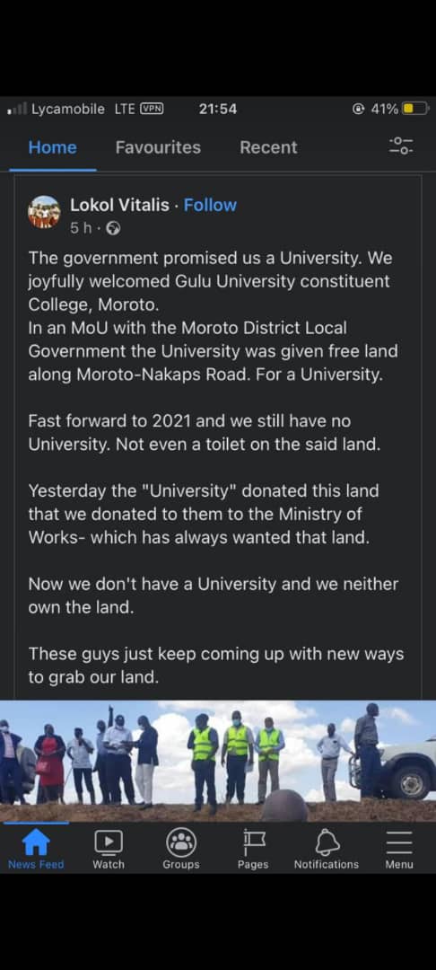 OdongoD's tweet photo. The VC @GuluVarsity and @MoWT_Uganda @GovUganda @nbstv @Mapenduzi_Ojara come and answer this.

From locals to Gulu University and now to Ministry of works. 😂😂 https://t.co/v9LTfXPess