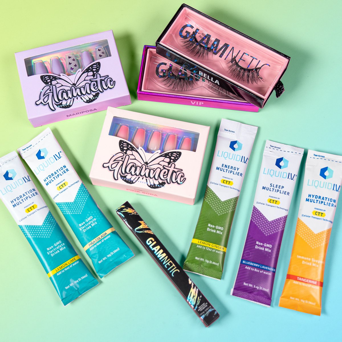 liquidiv's tweet photo. #GIVEAWAY Stay hydrated and stay fresh this holiday season 💧 We've teamed up with our friends at @glamnetic to give TWO lucky winners $100 worth of products from BOTH Liquid IV + Glamnetic 🎉 
To Enter:
Follow @glamnetic + @liquidiv 
Like + RT 
Tag a friend 
Winners chosen 12/23 https://t.co/qI41IemhcA
