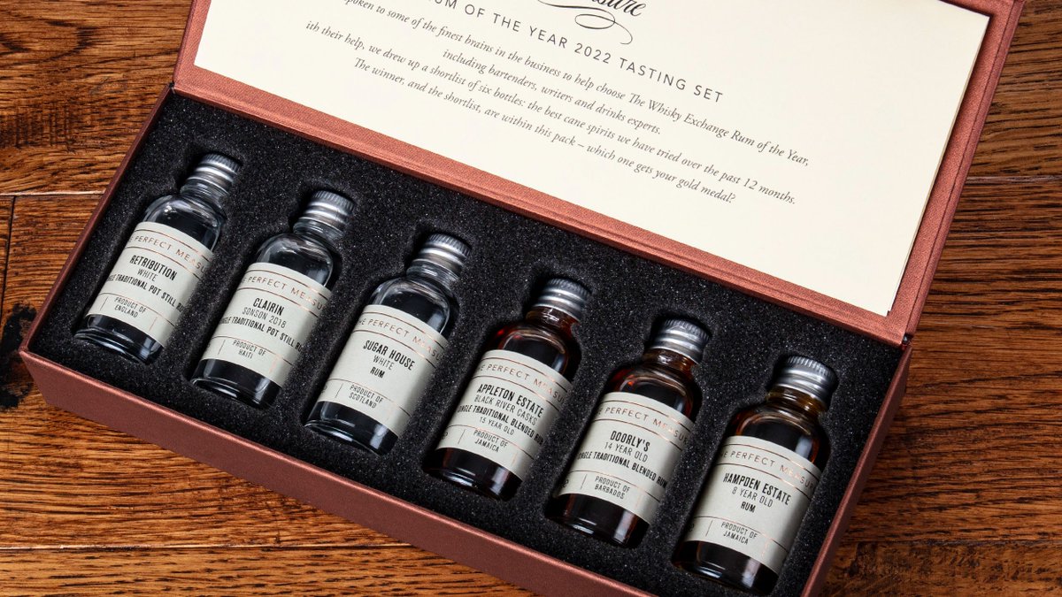 WhiskyExchange's tweet photo. Rum of the Year #TastingSet
Taste your way through the #RumofTheYear shortlist and decide if you agree with our experts! A great gift for rum lovers and anyone who wants to learn more about #Rum.
Shop in time for #Xmas > https://t.co/pm8Ba3rmkY https://t.co/SKNJPoY6Rx
