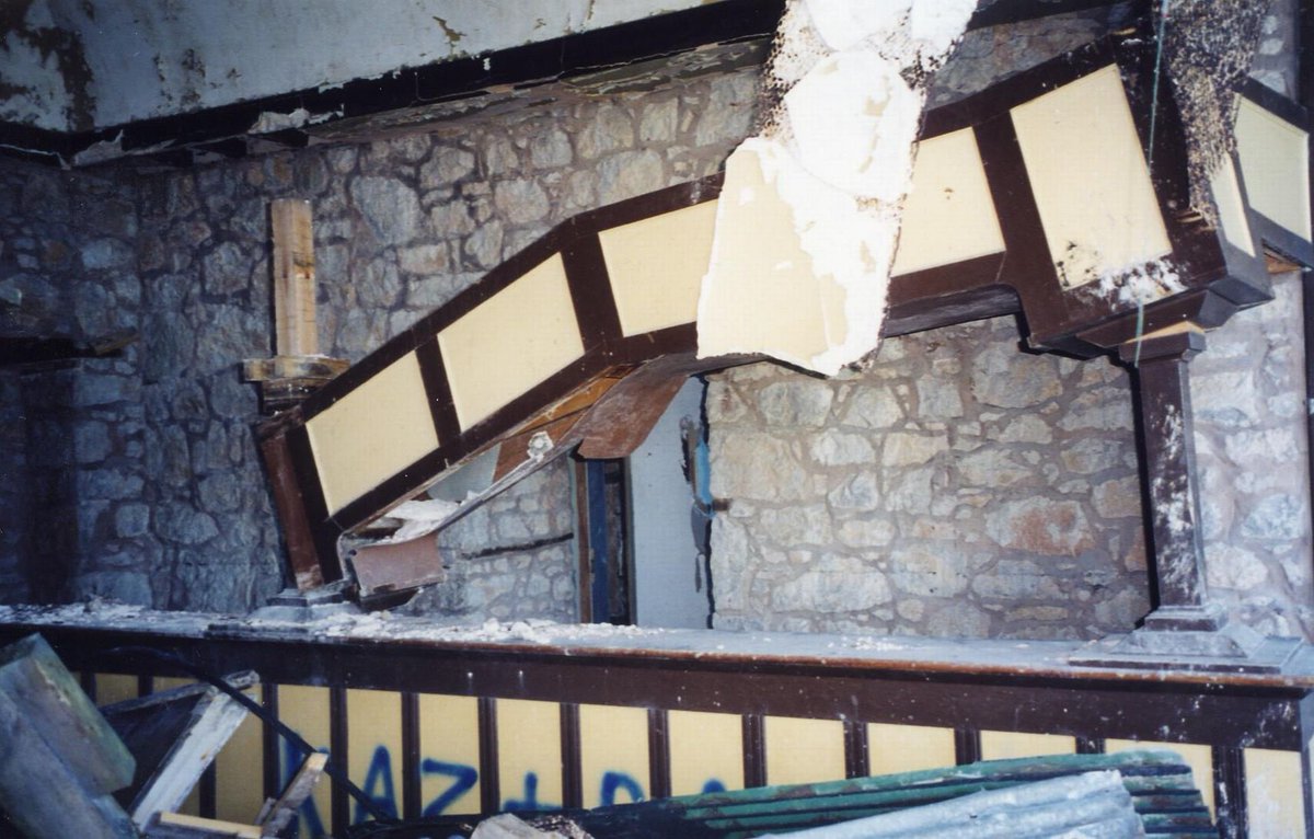 These photos show the upper floors of Gwrych Castle which later collapsed in 1997 after years of vandalism, arson and neglect. We look forward to accessing the many levels of Gwrych Castle in the near future!