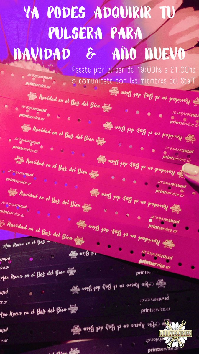 🎄 NAVIDAD 🎅🏽
             &amp;
✨ AÑO NUEVO 🍾
EN EL BAR DEL BIEN
-
-
🌼 La fiesta está en Mi Margarita 🌼
