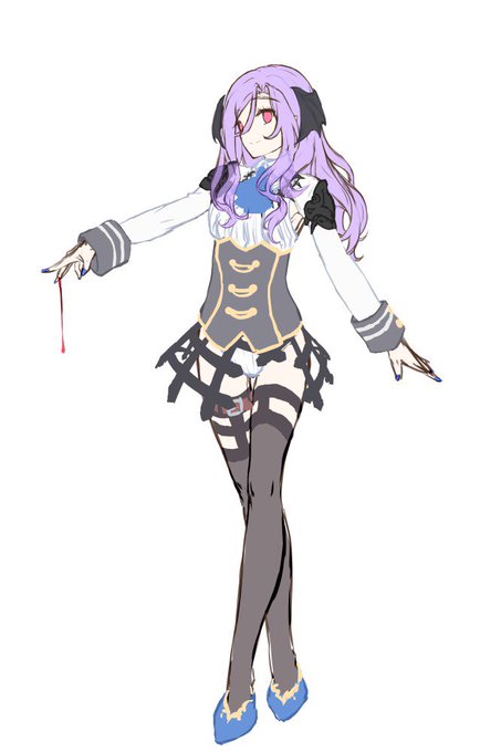 後頭部から翼みたいなの生やしてもみたけど、貴族感薄れてしまったのでボツになり申した 