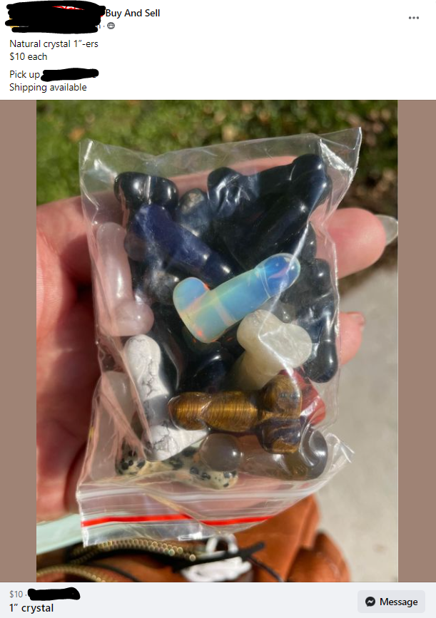 methodicane's tweet image. This is a real ad on a buy and sell...
Some of you have been looking for this to suck based on suggestion for quite some time.
#suckabagofdicks
#crystal #energy