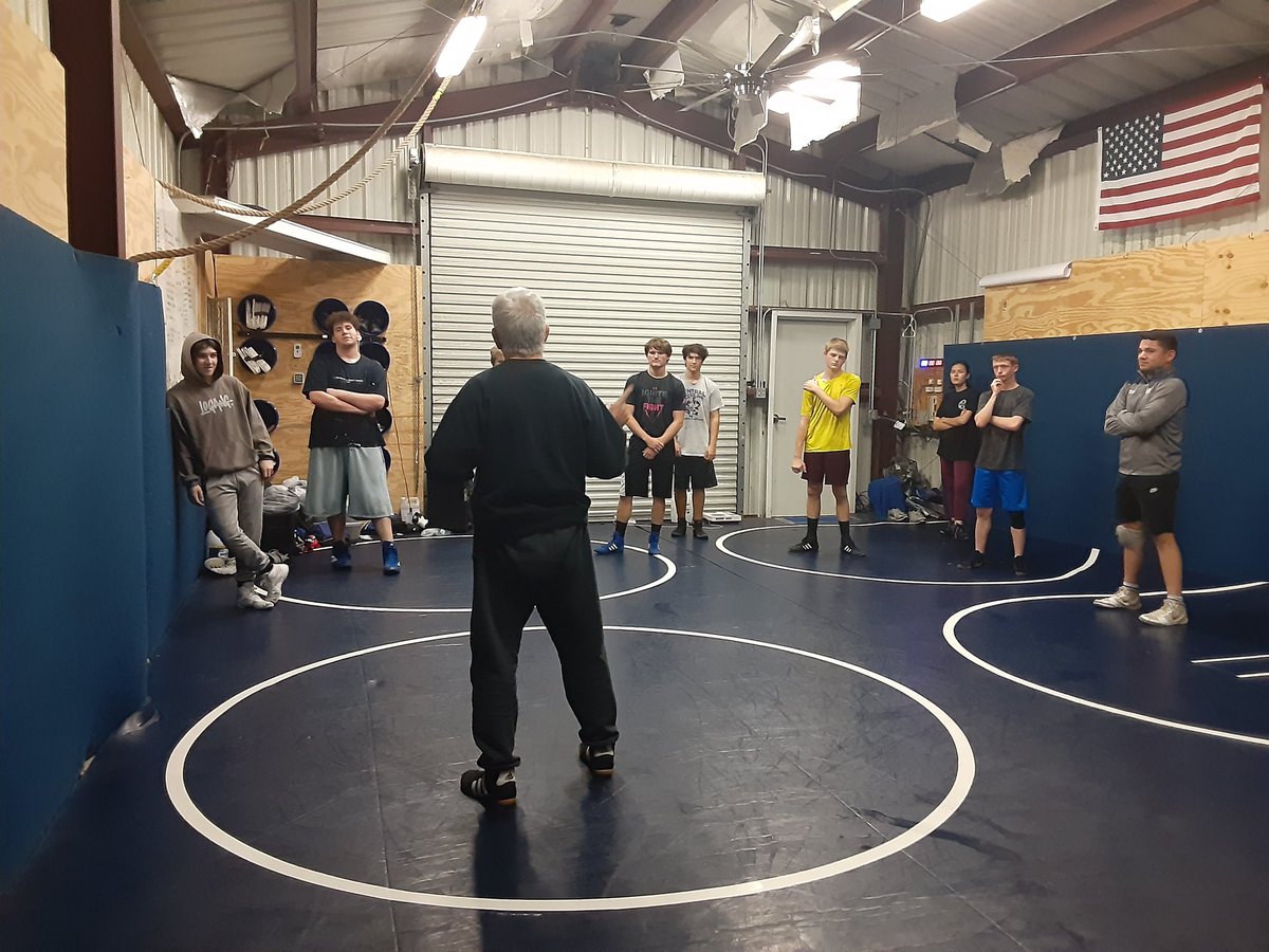 Thank you to Coach Alan Solomon, the Godfather of Central Wrestling, for stopping by and showing our guys and girls a thing or two for our first practice of this Holiday break. Everyone who showed up got better today!!
