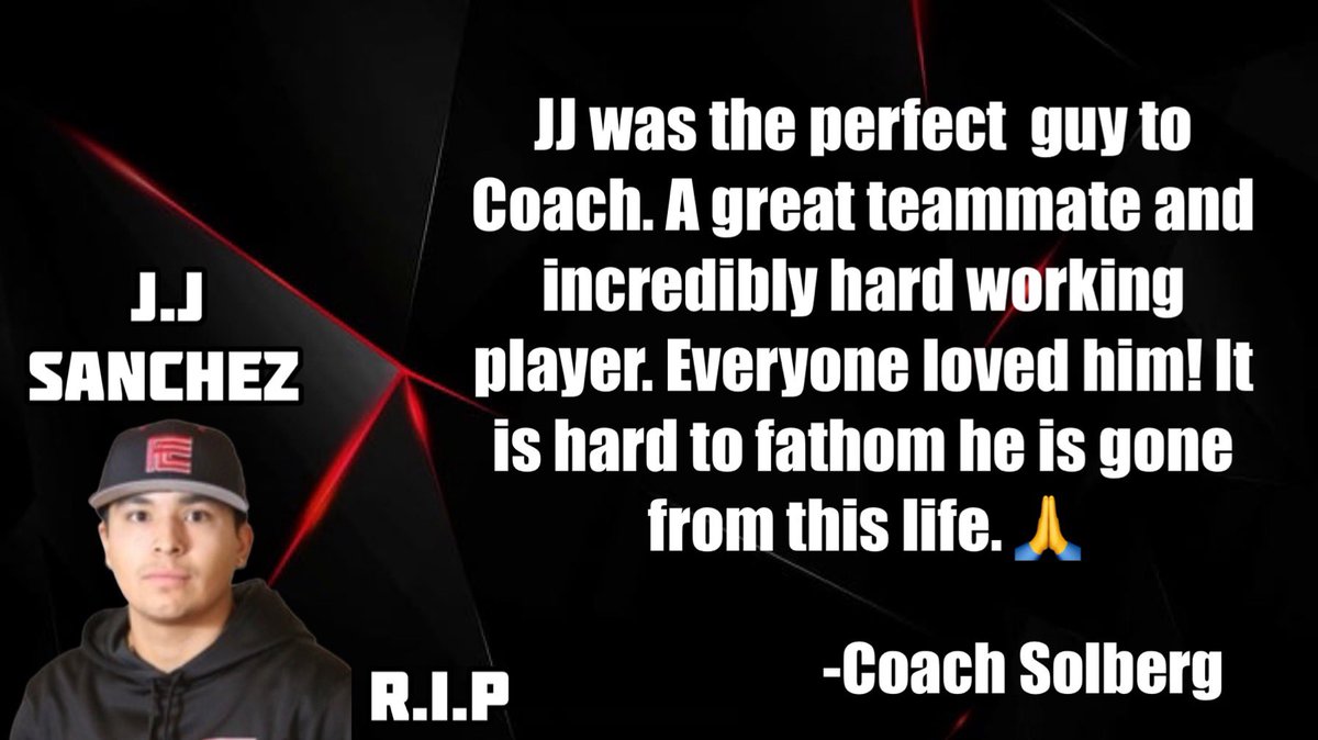 We are sad to hear of a former Ram that passed away today. <a href="/jjsanchz_/">J jr.</a> was at <a href="/westcliffu_bb/">Westcliff Baseball</a> and was named team captain for this upcoming season. He will always be remembered. 
#RamUp🐏