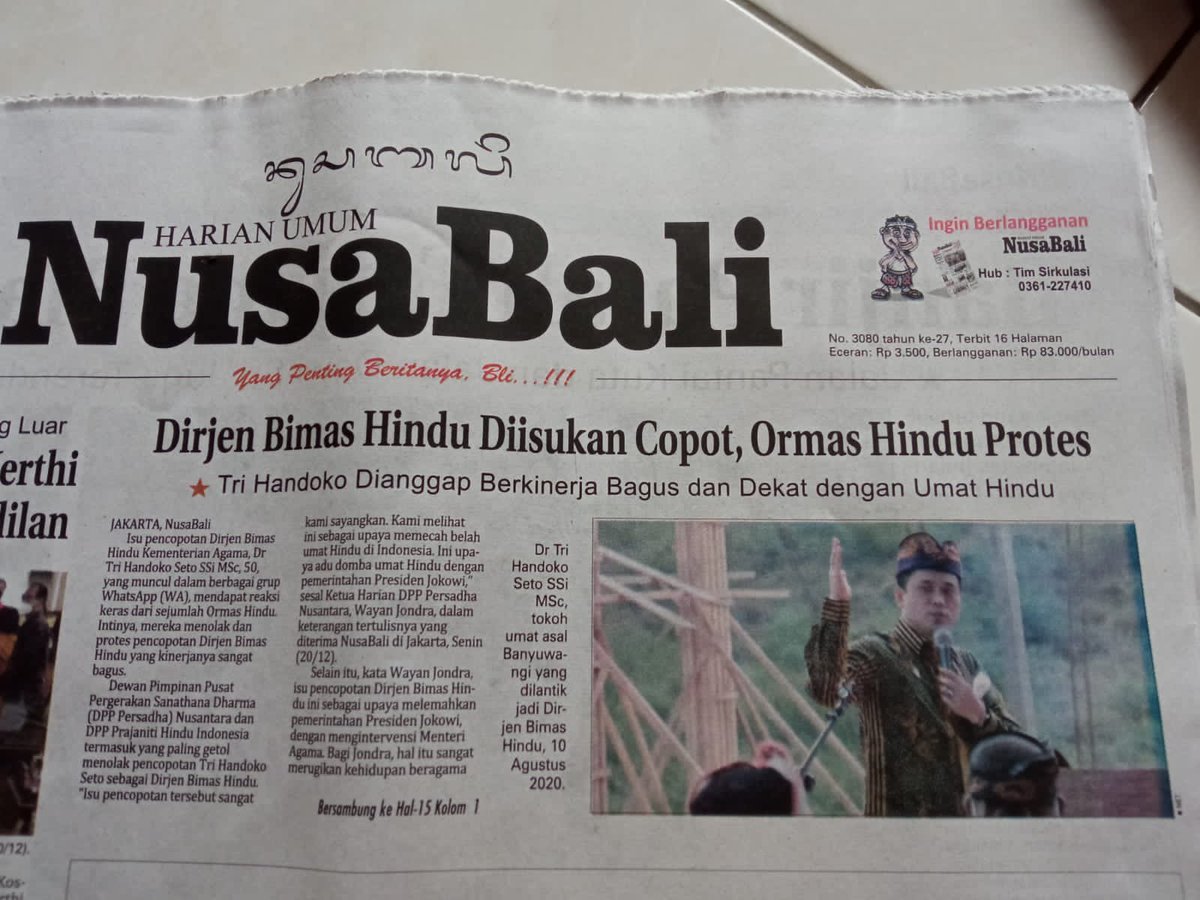 GlHindu's tweet photo. Ada 50an surat dari berbagai organisasi di seluruh Indonesia yg sudah diantarkan ke istana. Masih banyak yang otw.

Agama bikin teduh, tapi Menag buat gaduh. Tanpa penjelasan utuh, yang nampak malah kumuh. Wes mbuh…

@kemensetnegRI
@setkabgoid
@jokowi https://t.co/MJWote5744