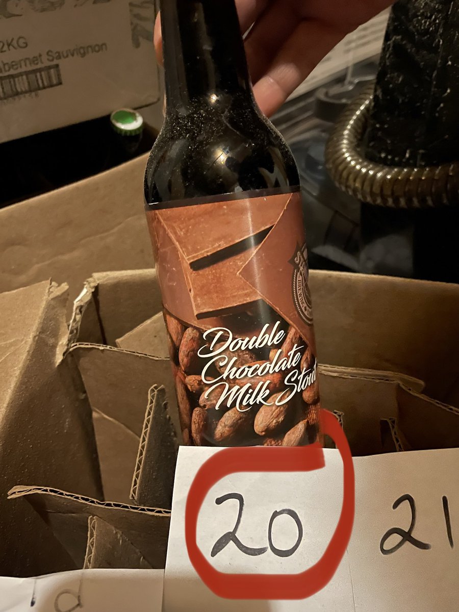 BreweryBill's tweet photo. Day 20 #beeradventcalendar brings us the @StonehookerBeer Double Chocolate Milk Stout. This (like their other offerings) is really really enjoyable - nice chocolate and so smooth/silky ! @BrewBoss2 https://t.co/f7Ofzrh9tT