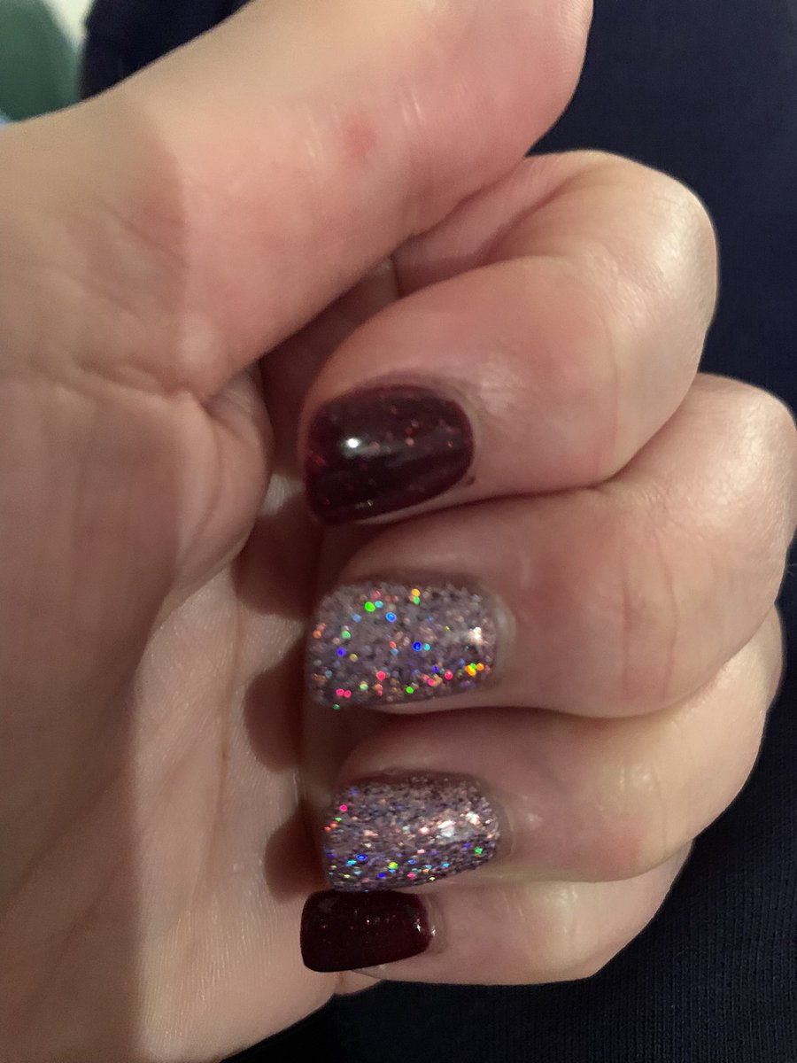 kazhardwick's tweet image. Forgot to post last week Christmas nails. Shorter to be more practical at a busy time. Plus a collage of nails from this year since salons reopened. #gelnails #nailart #noextensions