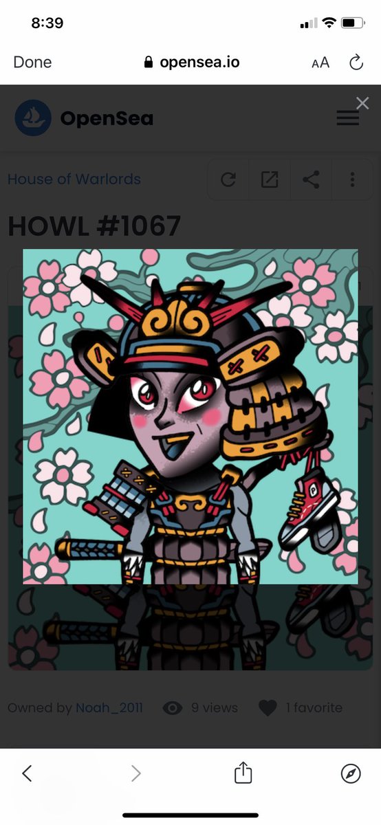Biggi_2022's tweet photo. @remonmabunay @PhilippinesNFT @punky_kero @HouseofWarlords Great project 
Great community 
And the best team!! 
Come check out HOWL!
Sepukku event live right now 
#HOWL #ETH https://t.co/GxNQ6rUWcQ