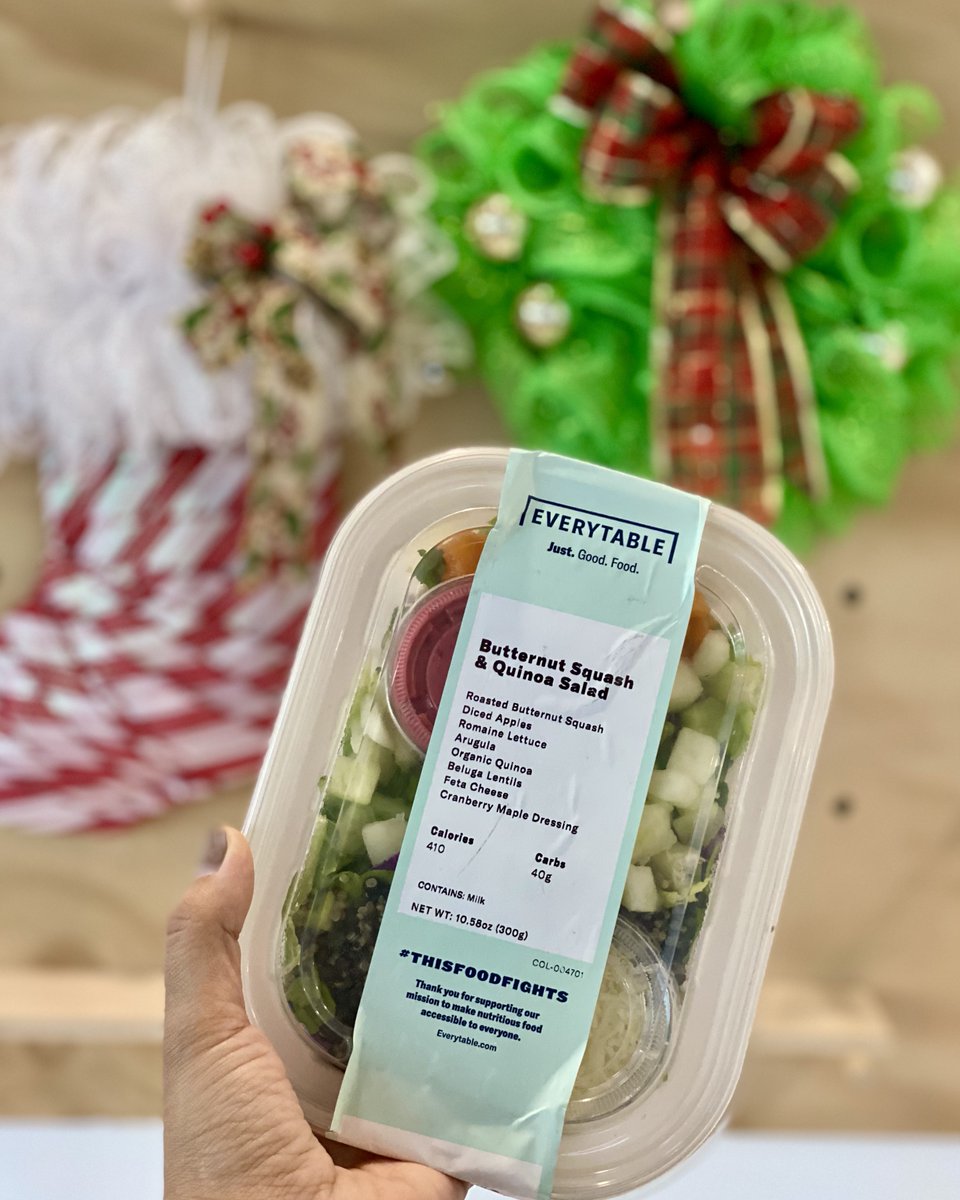 foreverytable's tweet photo. Tis the season for delicious meals & deals! 😋
Head to your nearest Everytable location and show this post to get these limited-time deals:
✨25% off all juices and wellness shots
✨$5 off any purchase of $25 or more
#JustGoodFood💪 https://t.co/KwAQJyyQ2j