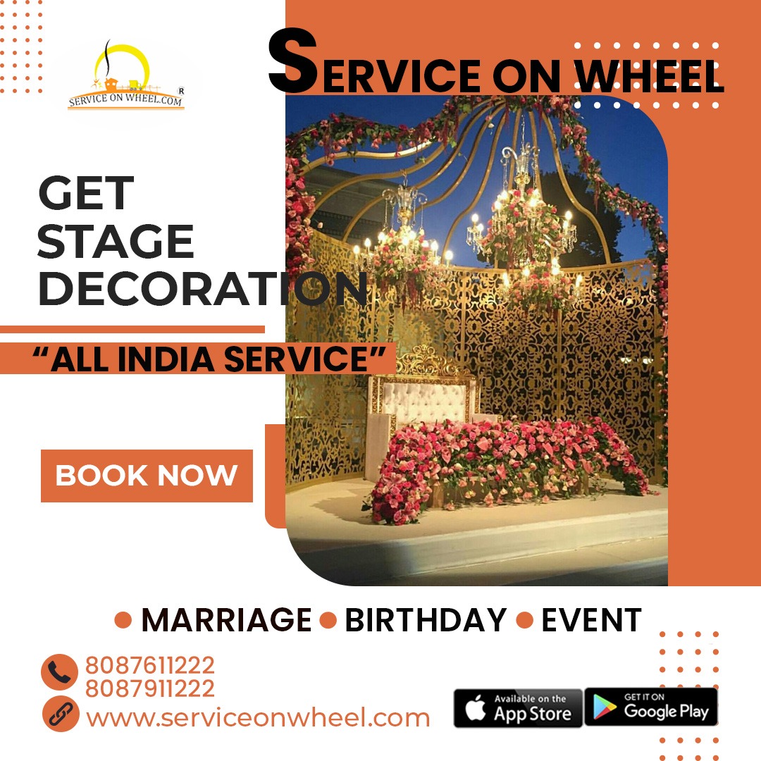 ServiceOnWheel_'s tweet photo. ❤️Just call us for STAGE DECORATION services. 
📣 ALL INDIA SERVICE
✅Book Now
Visit https://t.co/uuVFKOoNVg or 
Call us : 8237611222
Download Our App ⏩
https://t.co/avAIGk6mNF   
#love #instagood #fashion #beautiful #happy #cute #tbt #follow #followme #photooftheday https://t.co/TzDMvMFV74