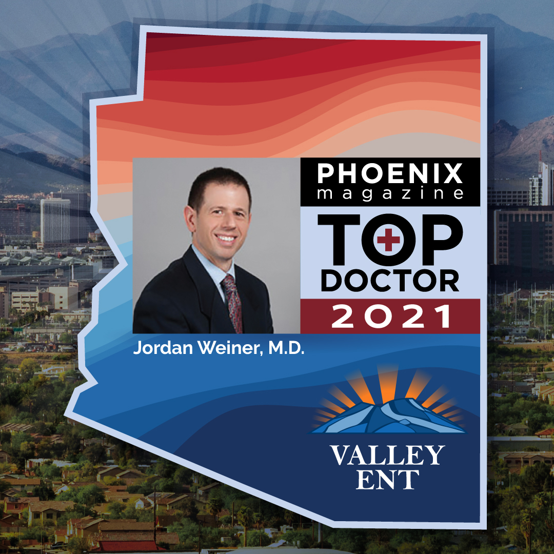 Valley_ENT's tweet photo. Valley ENT is proud to have our physicians chosen year after year for Top Doc. We wanted to take the time to highlight Jordan Weiner, M.D. for being one of the winners for 2021.

https://t.co/tXozcbsN7r https://t.co/R1xDaewf3U