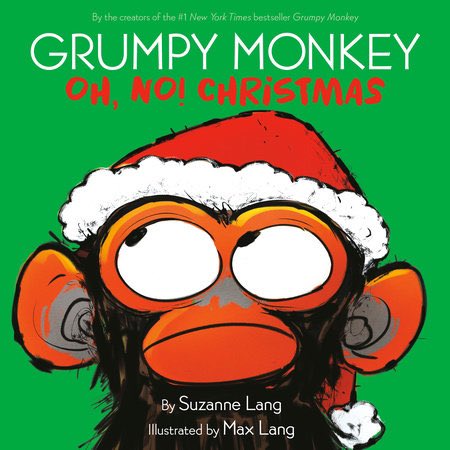 GoodReadsRonna's tweet photo. Beloved character Jim Panzee is back again, this time for the holidays, and grumpier than ever in the LOL #christmasbook Oh, No! Christmas (sigh) written by #SuzanneLang w/art by #maxlang. @randomhousekids 
@amanookian1 reviews for #Christmas2021 #kidlit 
https://t.co/pbeJqBT9Q3 https://t.co/c6riJnNe98