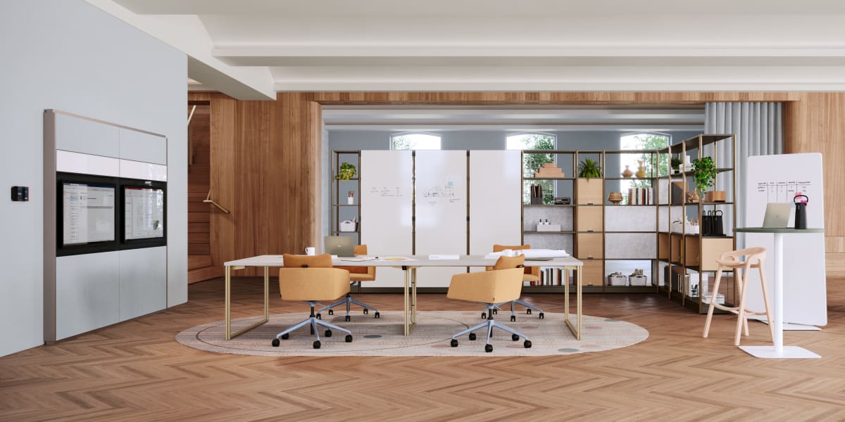 Relax, grab a coffee, connect with colleagues, or focus and get work done – indoors and outdoors. Discover what's new this season from our partner <a href="/Steelcase/">Steelcase</a>. bit.ly/3E4hgLo