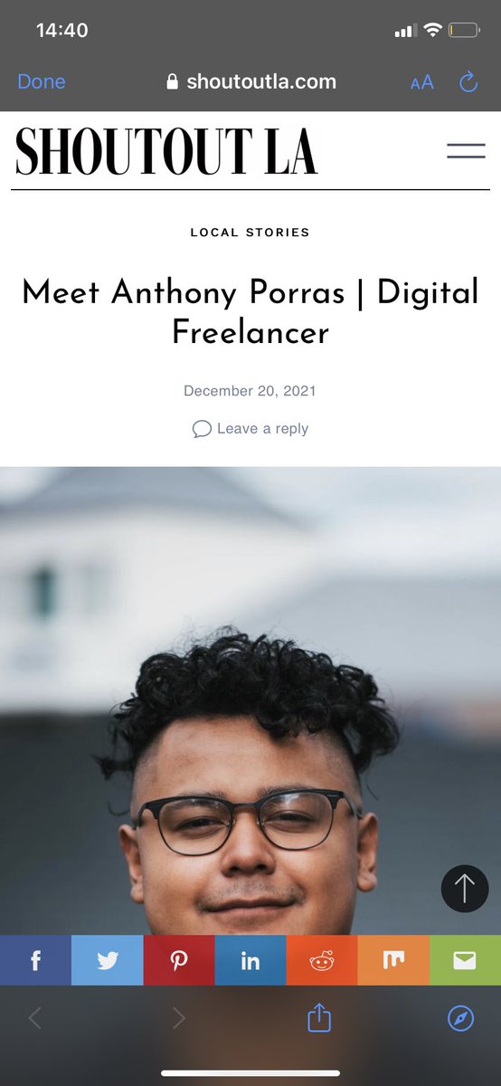 Had the opportunity to share my story about taking risk and the people who’ve helped me along the way.

Surprised and thankful for it! ♥️

shoutoutla.com/meet-anthony-p…