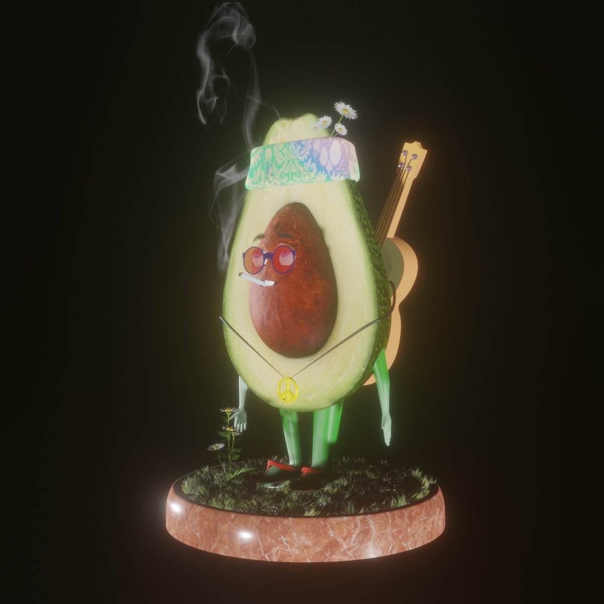 radel_art's tweet photo. Would you like this nft avocado?)

#nft #avocadonft #crypto #cryptoavocado #3d #3davocado #modelling #animation #hippie #avocadohippie https://t.co/kV8BGp53o9