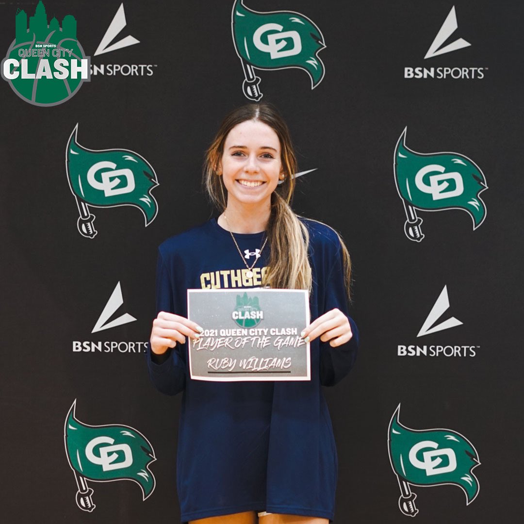 Congrats to Ruby Williams from Cuthbertson HS, for earning Player of the Game‼️