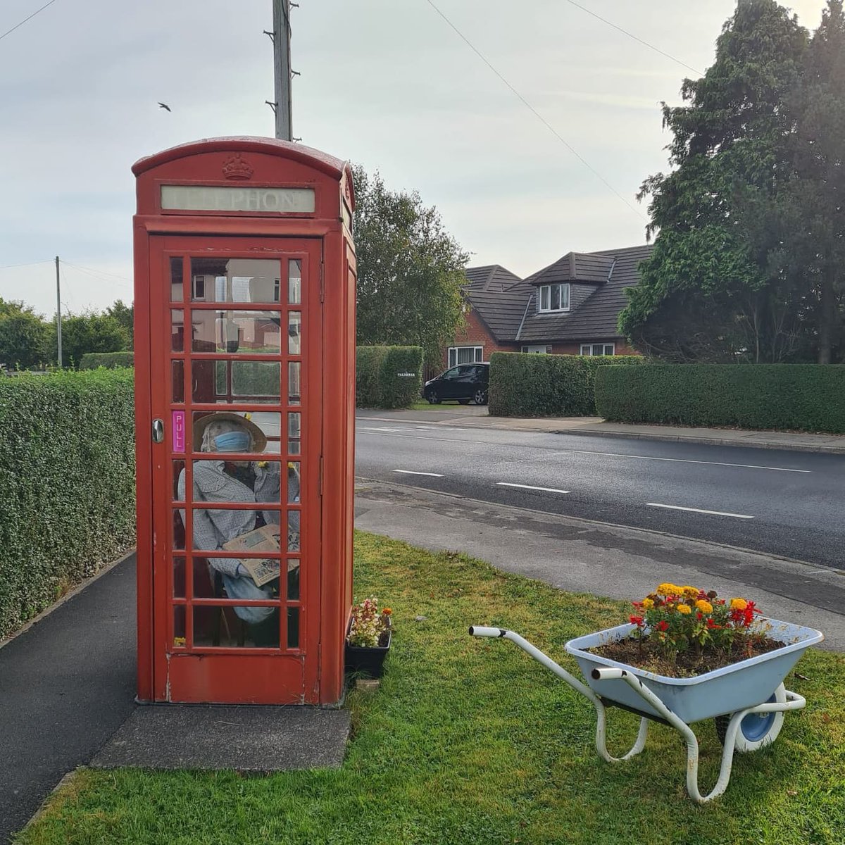 St.Michaels on Wyre, Lancashire. #redtelephonebox #redphonebox #k6telephonebox