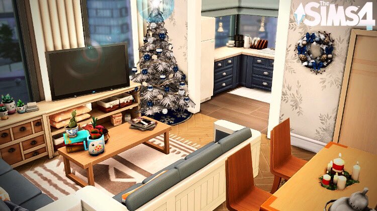 ThePippaSims's tweet photo. Single Mother’s Christmassy Apartment! 🎄Speed Build Here- https://t.co/VhzkdvCeat #sims #sims4 #thesims #thesims4 #ts4 #thesims3 #Sims4Cc #sims4build #thesims4cc #sims4speedbuild https://t.co/f6fqMYbXOW