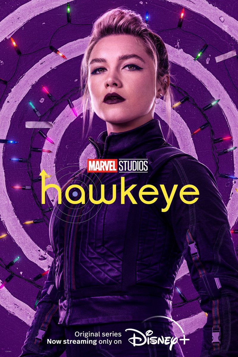 MundoFan10's tweet photo. Primer póster oficial de nuestra viuda negra
#YelenaBelova en la serie #Hawkeye https://t.co/UEyqfnFyig