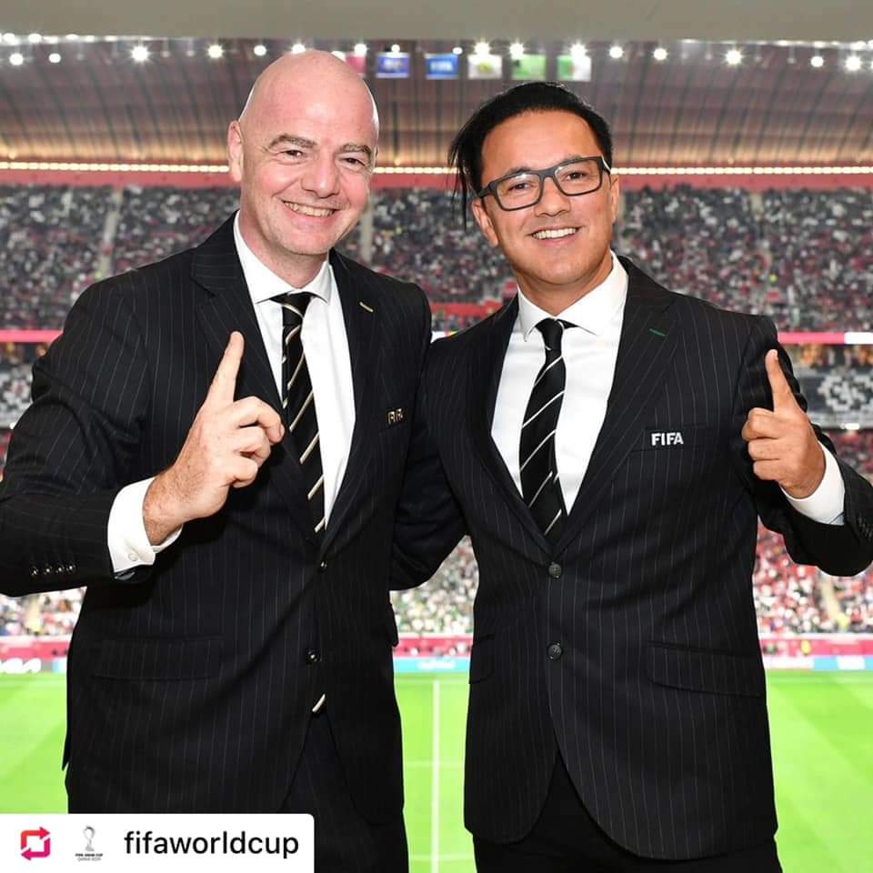 SpotStar team congratulate its founder <a href="/RedOne_Official/">RedOne</a> for joining <a href="/FIFAWorldCup/">FIFA World Cup</a> as executive creative director. ❤👏