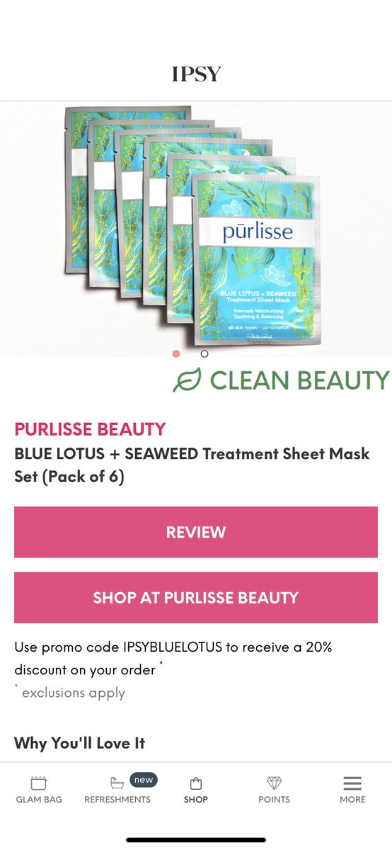 Krazed79's tweet photo. @IPSYCare @IPSY this was supposed to be a set of 6…I received 1 mask. Was this a mistake??? https://t.co/r3V9eeB5HL