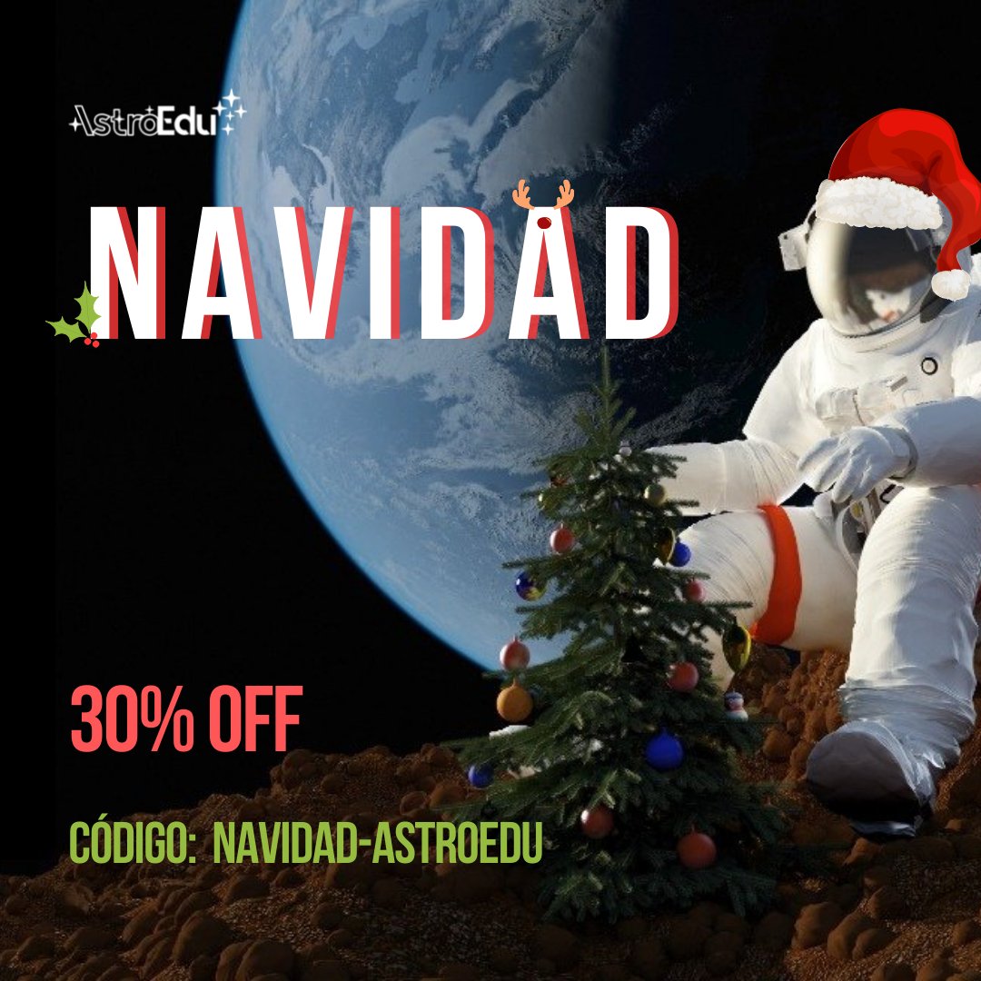 astroeducom's tweet photo. Ho Ho Ho🎅🏼 ¡En esta Navidad regala una suscripción a https://t.co/V793XAvDy7✨!

Desde el 20-25 de diciembre podrás suscribirte a la plataforma AstroEdu full o escolar con un 30% de descuento 🎁 https://t.co/EVTIGEO5sJ