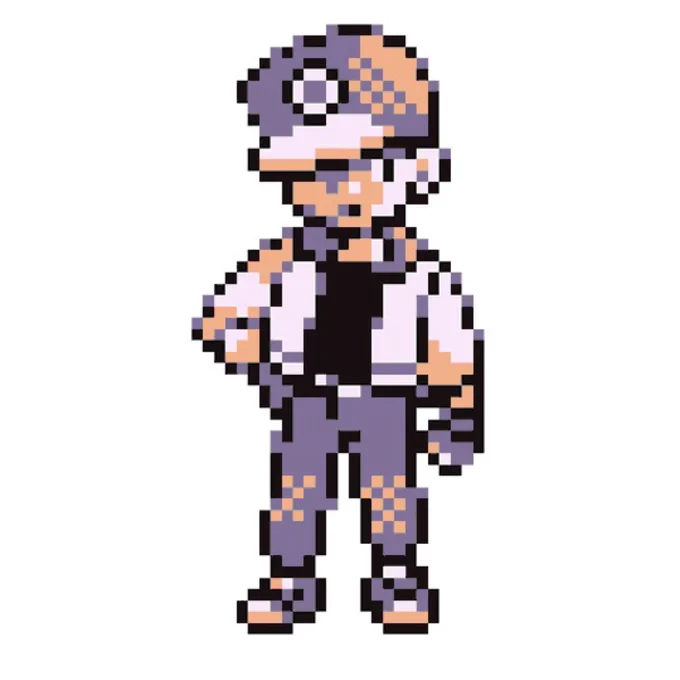 people think Pokemon Emerald and Platinum are the first games to introduce new protagonist outfits, but did you ever notice Red has a different bomber jacket outfit in Blue version (right) than he does in Red with his iconic outfit (left)? 