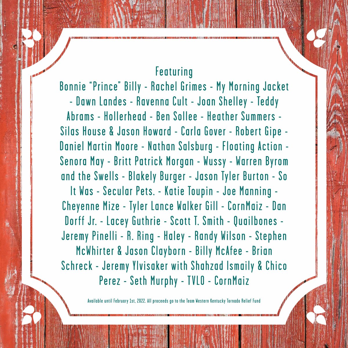 bensollee's tweet photo. Lookin' for a last-minute gift that will make an impact? @danielmartinmoore and I teamed up to rally an all-star cast of authors, musicians, and storytellers for a massive 50+ track album to raise funds for #Kentucky tornado relief. https://t.co/Wz2ov0t59Y https://t.co/hkTGC0GgTH