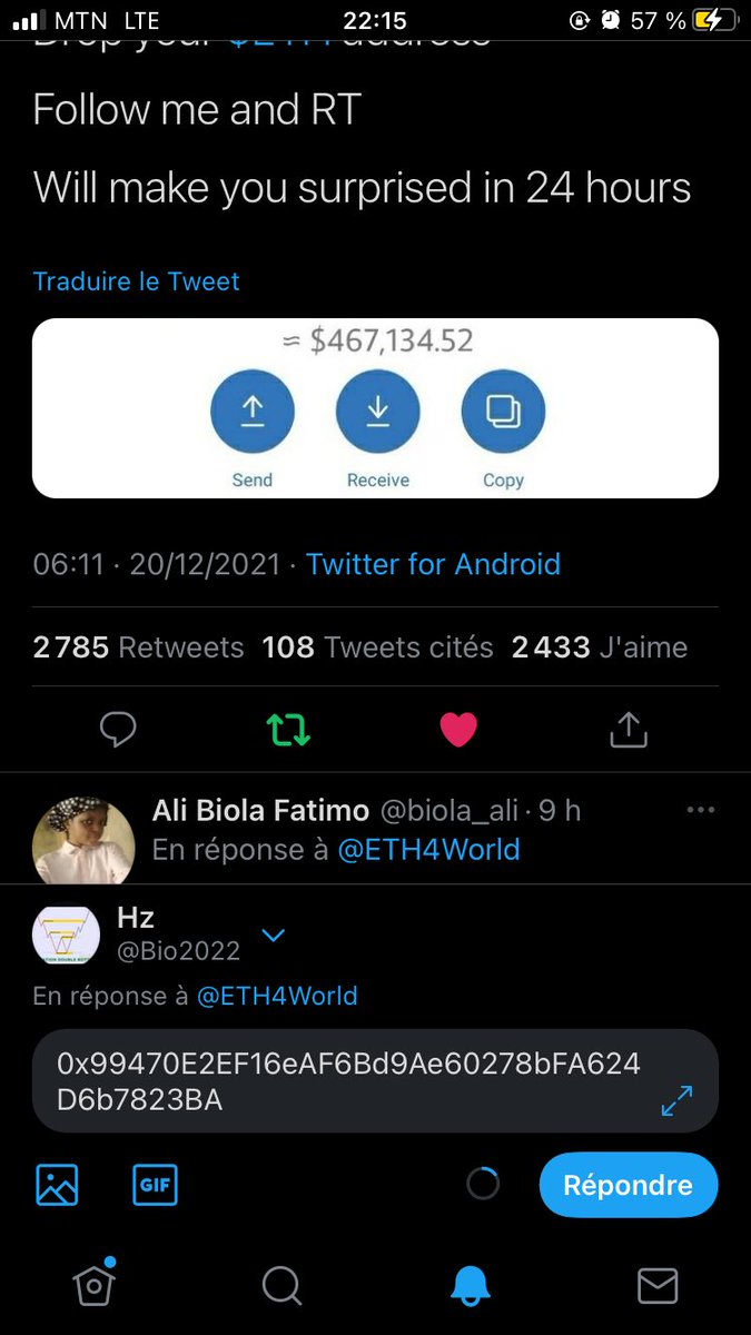 Bio2022's tweet photo. @ETH4World 0x99470E2EF16eAF6Bd9Ae60278bFA624D6b7823BA https://t.co/cSq81pYQyU