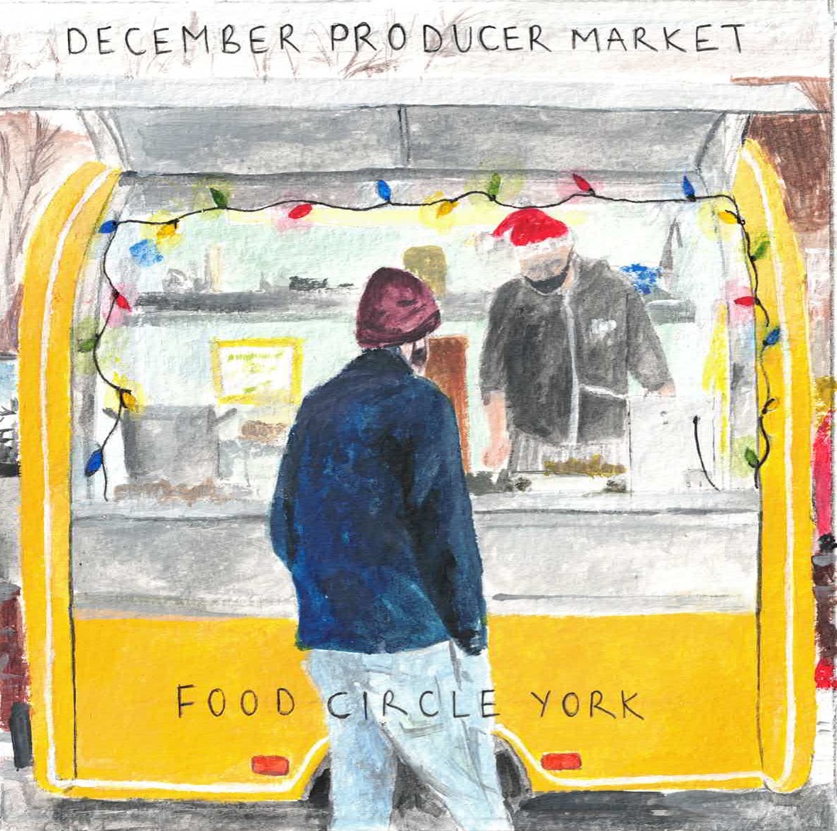 It's the last Producer Market of the Year!

This Wednesday!
@THCCentre 
5 30 - 7pm

We'll have our favourite festive faces bringing you veg, apples, bread, meat, sweet treats, cider, preserves and dinner on the night. 

Be lovely to see you there.
Merry Christmas everyone. x