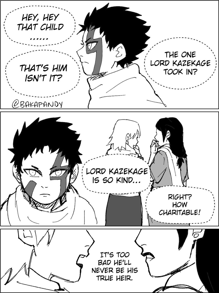 Not everyone could easily accept the Kazekage adopting a child (1/3) 