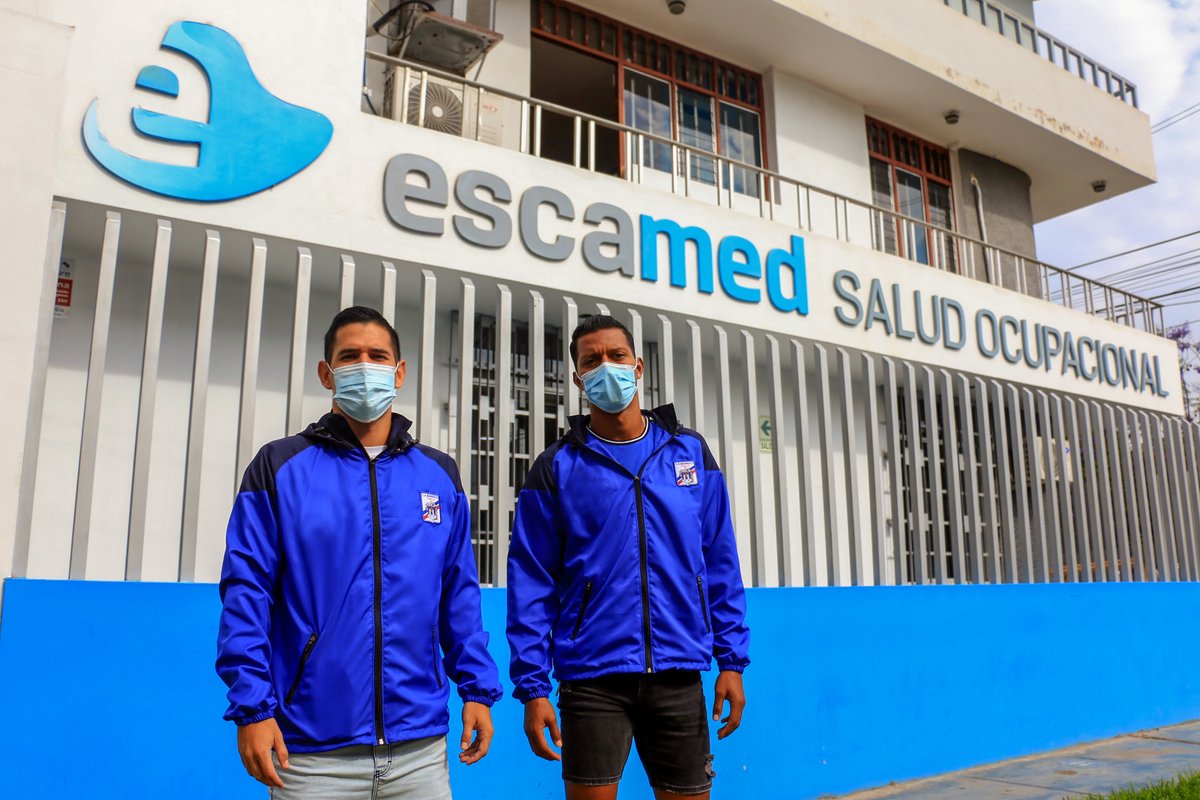 camannucci's tweet photo. #Mannucci2022
¡GRACIAS, ESCAMED! 💉🩺🤝
Como en cada temporada, nuestro sponsor oficial #Escamed, empresa líder en exámenes de Salud Ocupacional, atiende a nuestros jugadores, quienes cumplen con las obligatorias evaluaciones médicas. https://t.co/FzPgvLSlm0